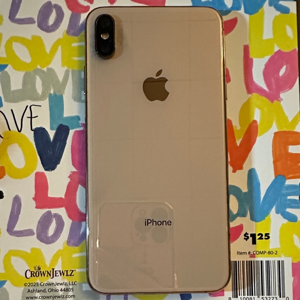 Planet Gold Clear iPhone Case with Gold Accents